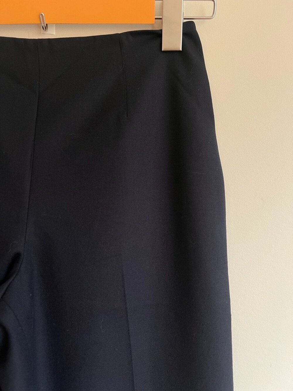 Ralph Lauren Black Label Navy, Wool Blend Wide Leg Trousers | Size 2 - Picture 4 of 11